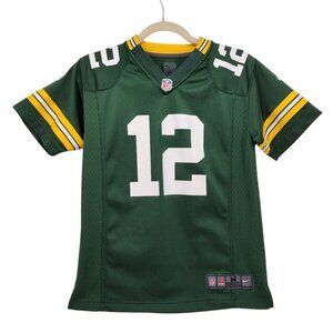 Nike NFL On Field Packers Aaron Rodgers Green Football Jersey Boys Medium